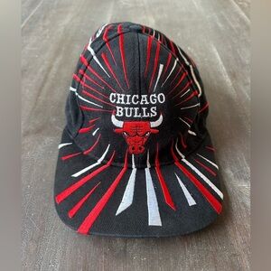 Vintage Chicago Bulls SnapBack Hat Cap Drew Pearson Fireworks NBA Jordan